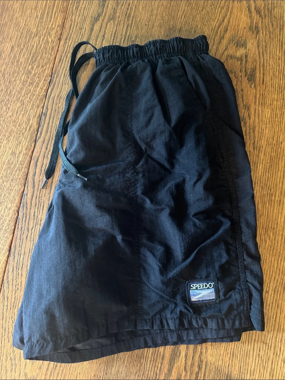 Speedo Black Men's Swim Trunks, M